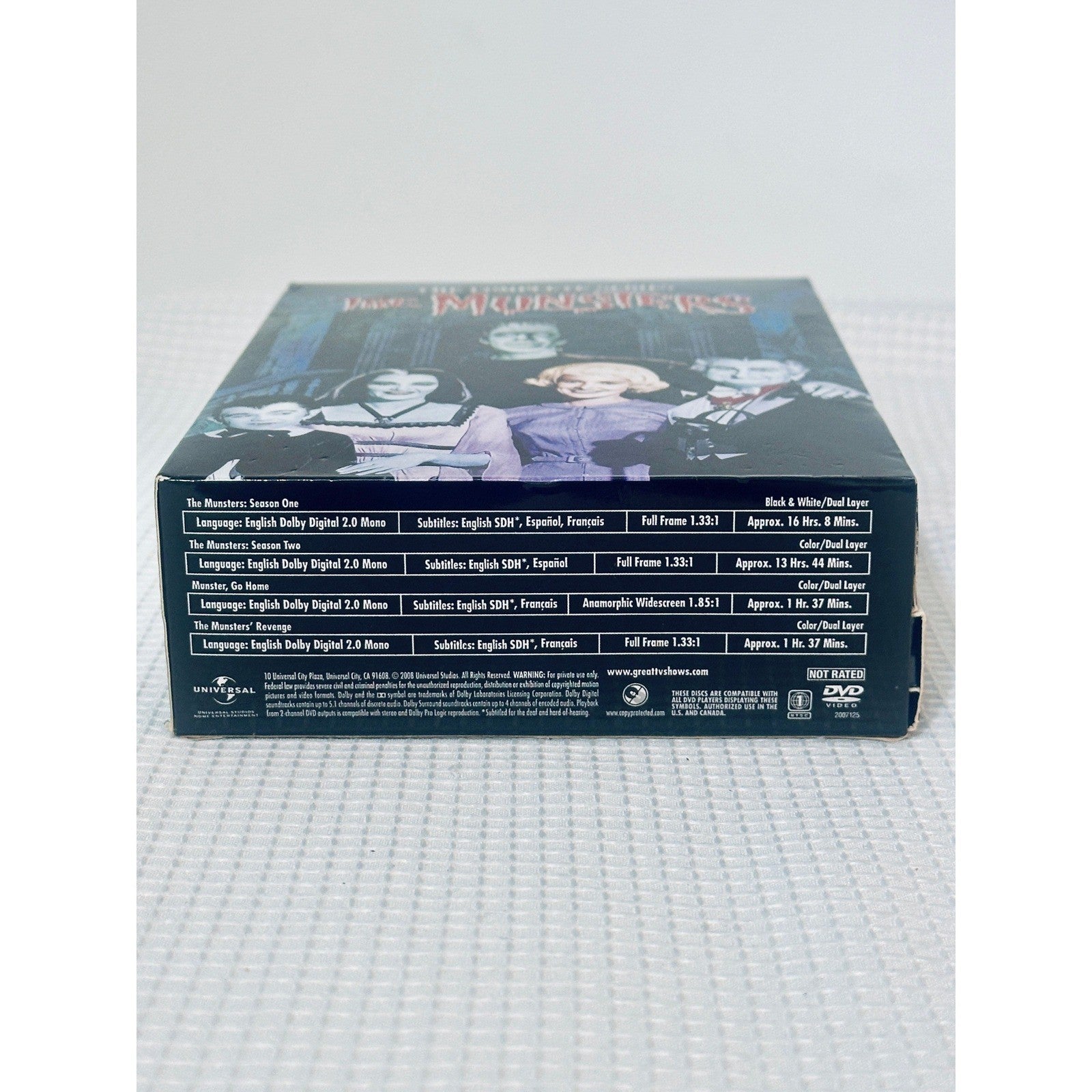 The Munsters The Complete Series DVD Set All 70 Episodes 2 Movies by Buysaavy