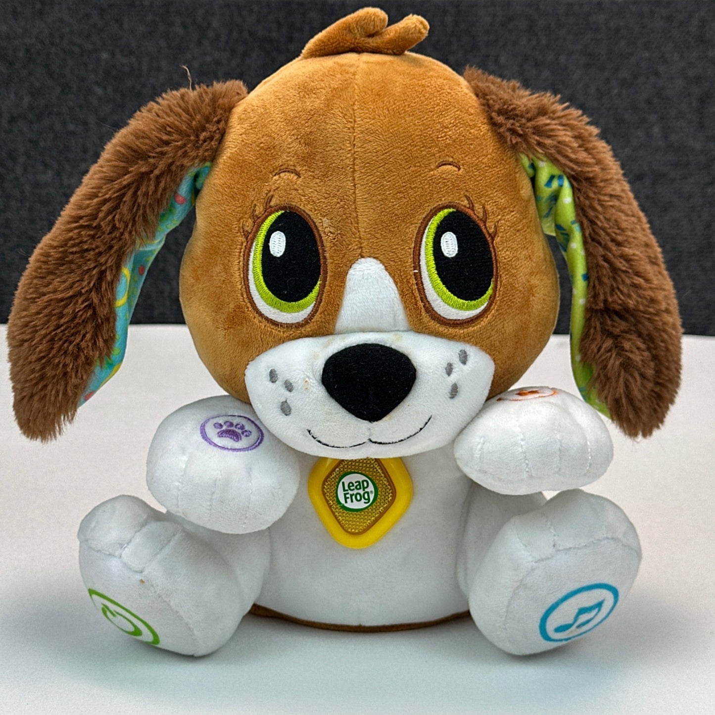 LeapFrog Speak & Learn Puppy Bailey Interactive Plush Toy Brown White by LeapFrog