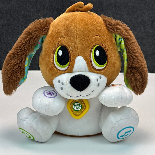LeapFrog Speak & Learn Puppy Bailey Interactive Plush Toy Brown White by LeapFrog