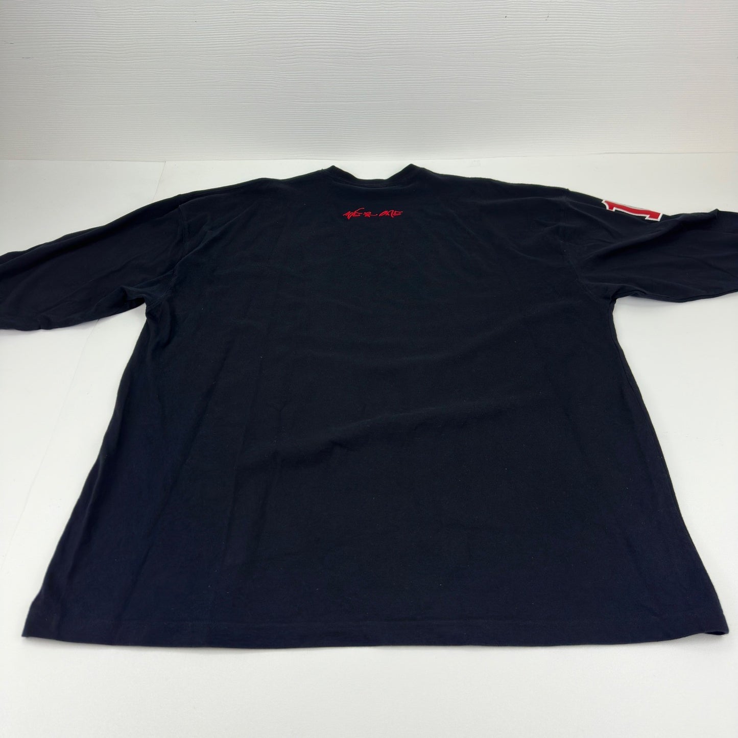 Luxe-T Luxury Sport Mens 3X Black Long Sleeve Embroidered Sun Graphic Tee Shirt by Luxe-T