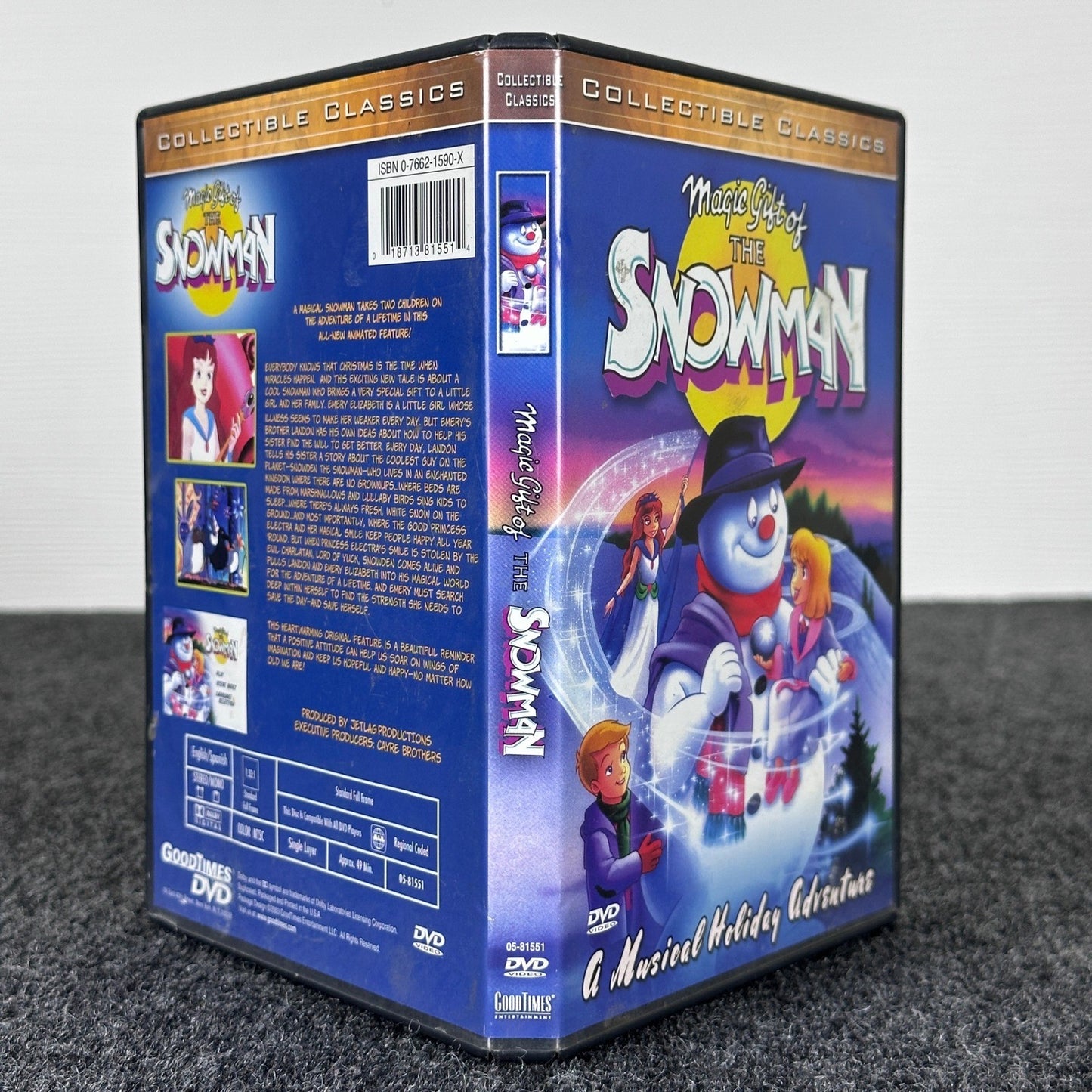 Magic Gift of the Snowman DVD 2003 Animated Musical Holiday Movie GoodTimes NTSC by Buysaavy