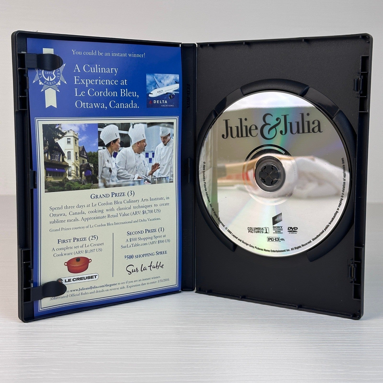 Julie & Julia DVD Meryl Streep Amy Adams Nora Ephron 2009 Comedy Drama Movie by Buysaavy