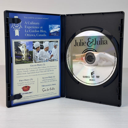 Julie & Julia DVD Meryl Streep Amy Adams Nora Ephron 2009 Comedy Drama Movie by Buysaavy