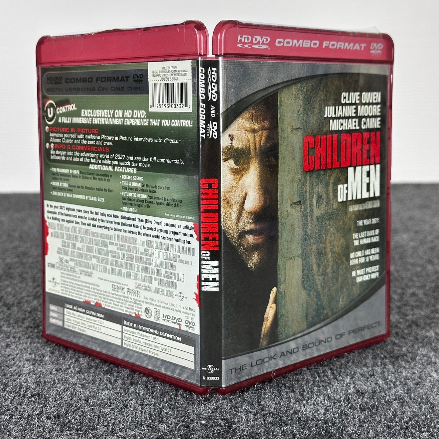 Children of Men HD DVD DVD Combo Format Clive Owen Julianne Moore 2007 Universal by Buysaavy