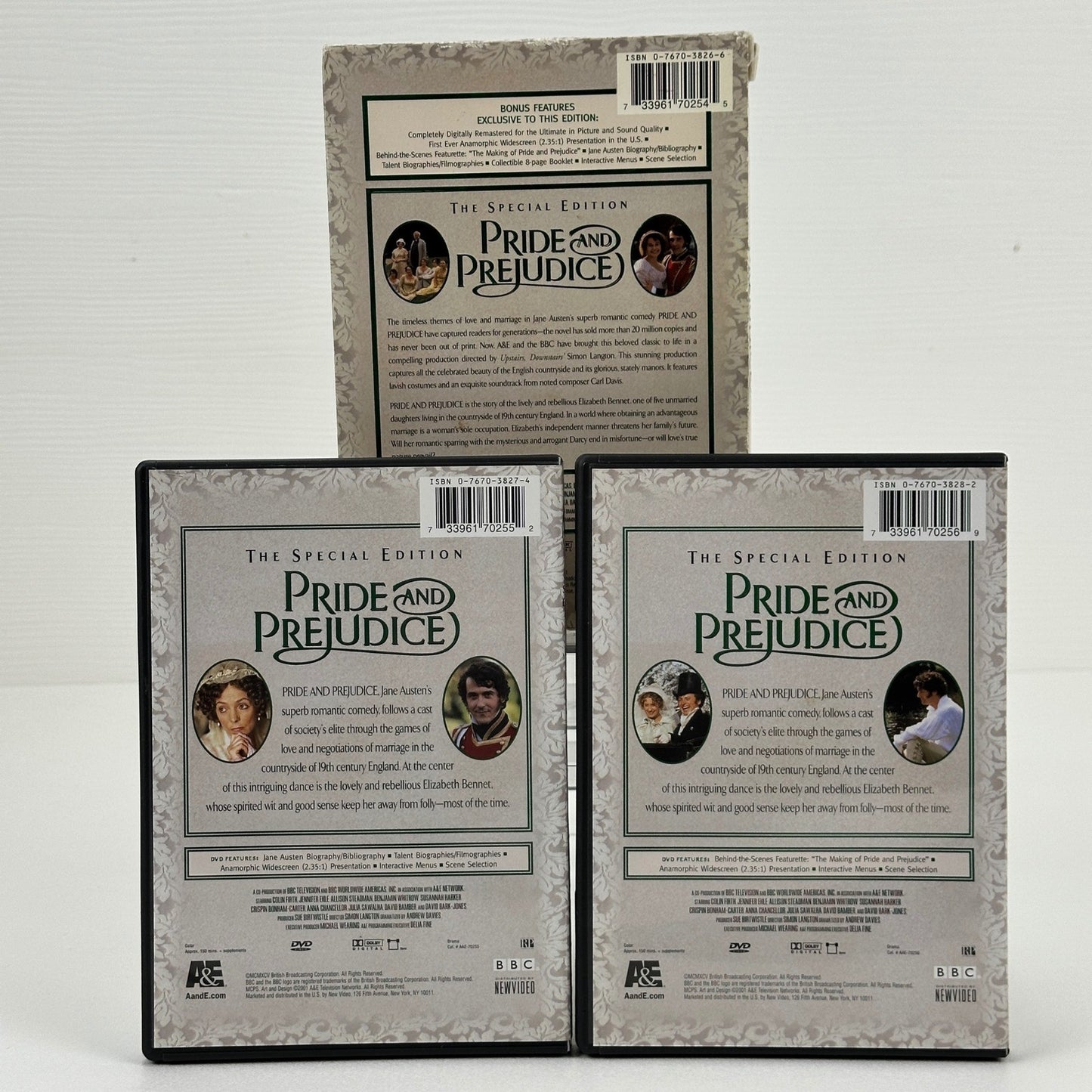 Pride and Prejudice Special Edition DVD Set A&E BBC Colin Firth Jennifer Ehle by Buysaavy