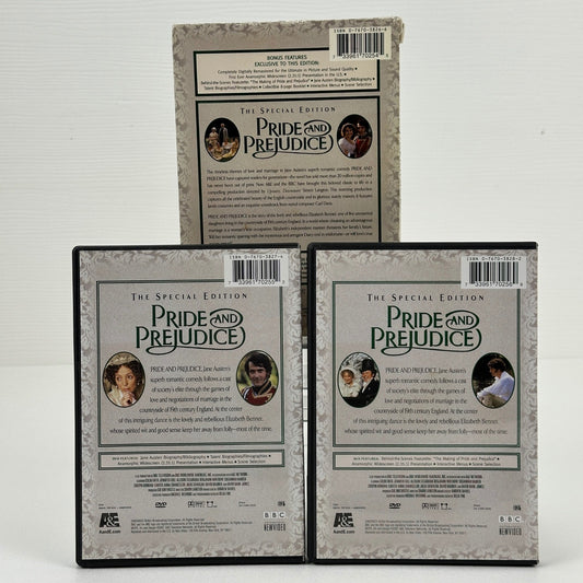 Pride and Prejudice Special Edition DVD Set A&E BBC Colin Firth Jennifer Ehle by Buysaavy