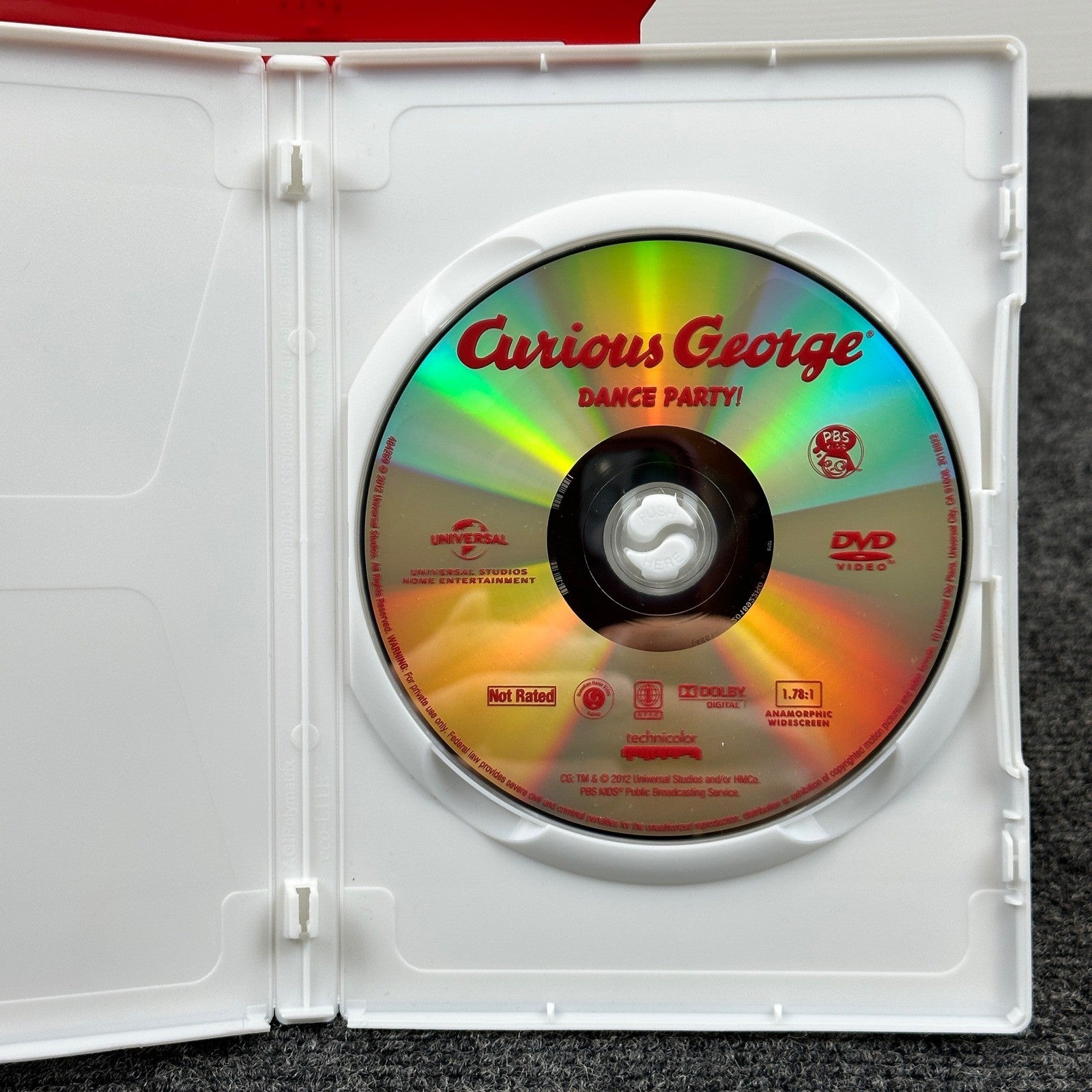 Curious George 3 DVD Lot Dance Party Zoo Night Sweet Dreams PBS Kids Emmy Winner by Buysaavy