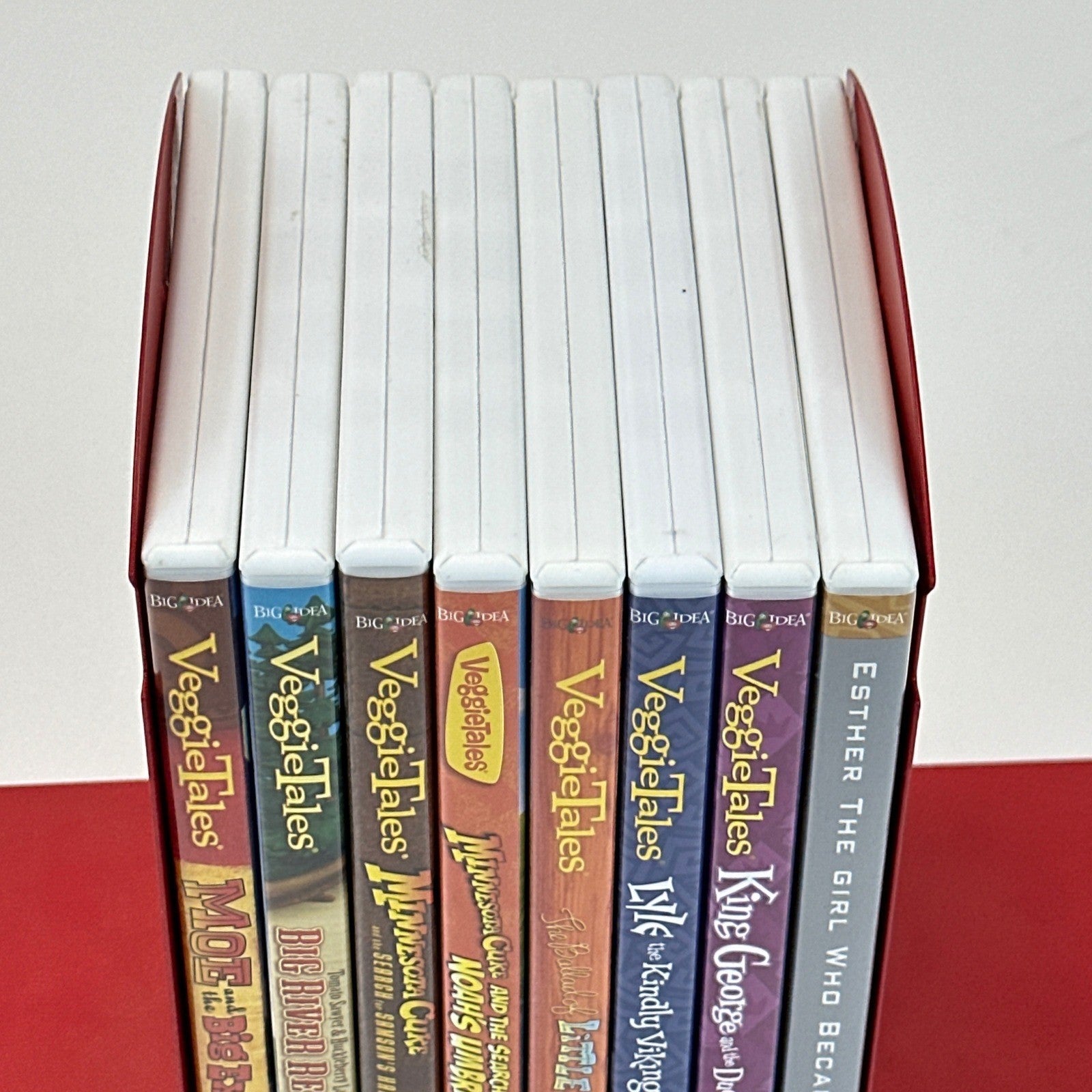 VeggieTales DVD Lot of 8 Minnesota Cuke Esther Moe Big River Rescue King George by Buysaavy