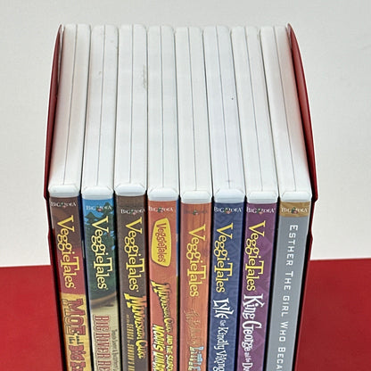 VeggieTales DVD Lot of 8 Minnesota Cuke Esther Moe Big River Rescue King George by Buysaavy