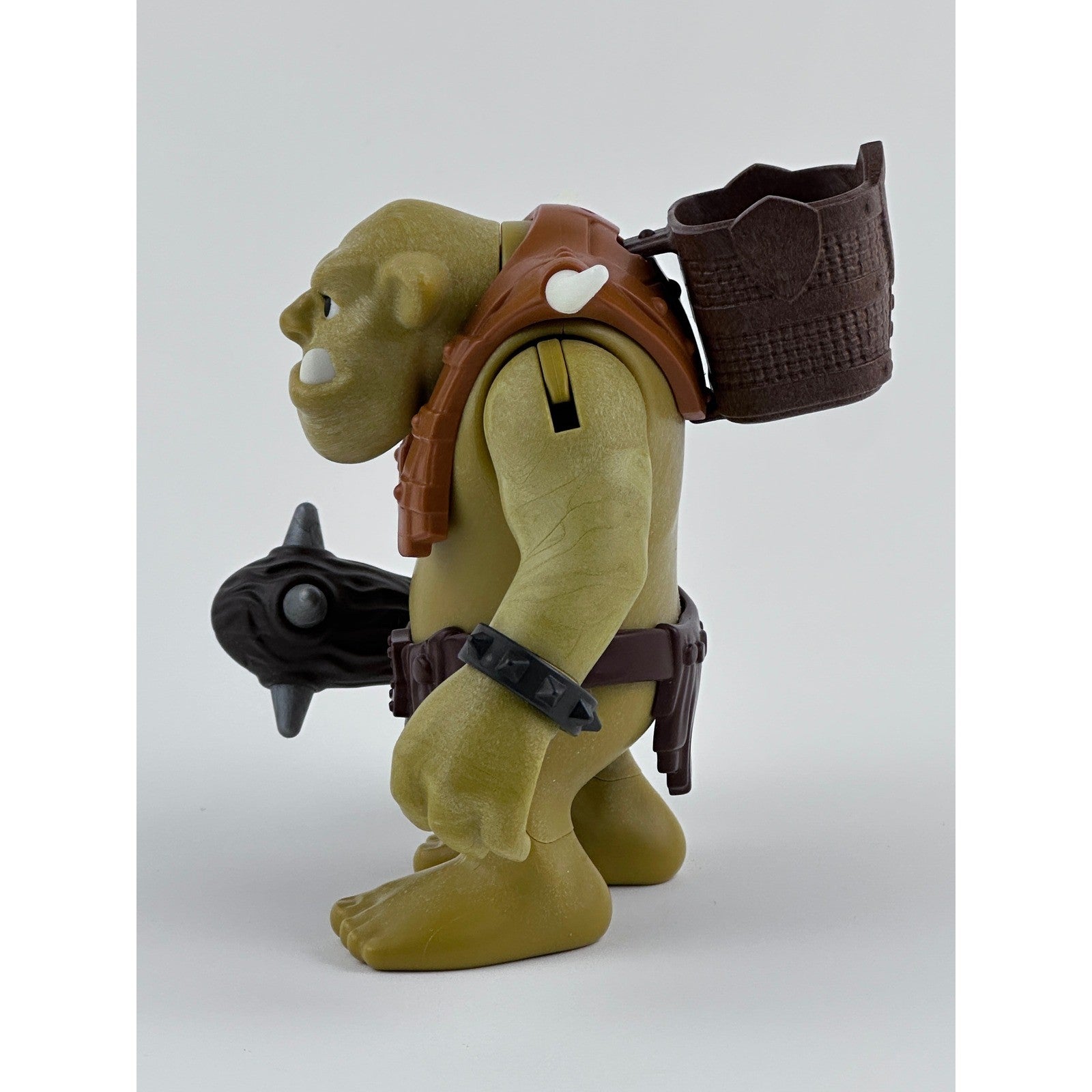 Stone Protectors Ogee Troll Warrior Action Figure with Club and Backpack by Unbranded