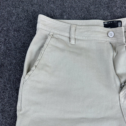 ASOS DESIGN Mens Stone Beige Cotton Twill Straight Leg Chino Pants 34X37 by ASOS DESIGN