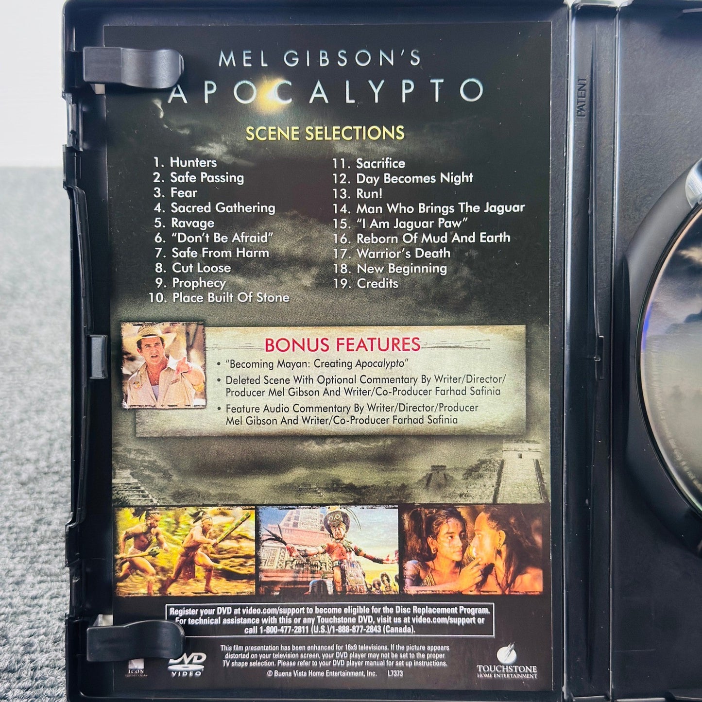 Apocalypto DVD Mel Gibson Mayan Action Adventure Widescreen 2007 Movie 50646 by Buysaavy