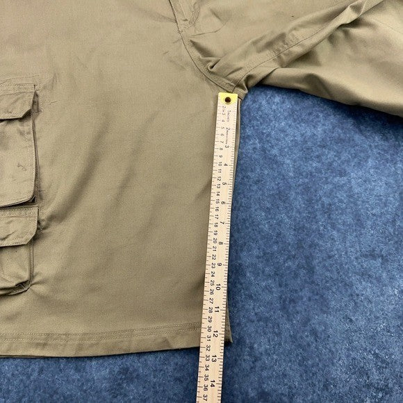 Roadblock Mens Cargo Shorts Khaki Tan Size 36 Multi Pocket Utility Casual Cotton by Roadblock