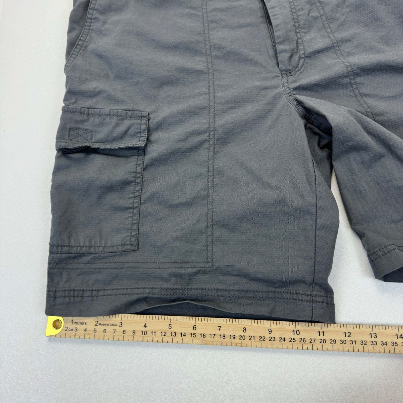 Goodfellow & Co Mens Gray Cargo Shorts Size 38 Utility Hiking Outdoor Casual by Goodfellow & Co