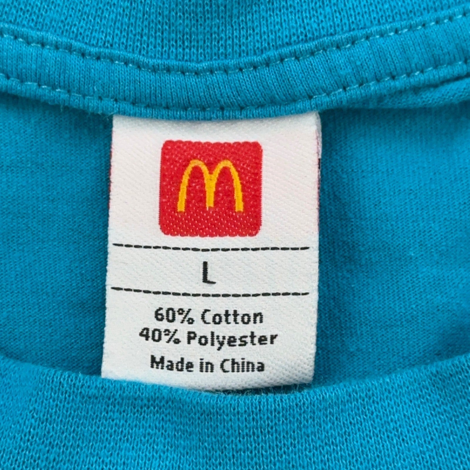 McDonalds Nanoblock Graphic T-Shirt Mens Large Blue Hamburglar Grimace Birdie by McDonald's