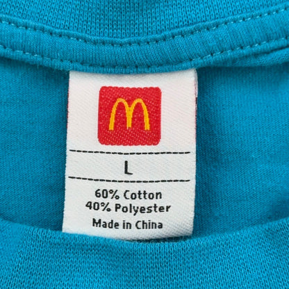 McDonalds Nanoblock Graphic T-Shirt Mens Large Blue Hamburglar Grimace Birdie by McDonald's