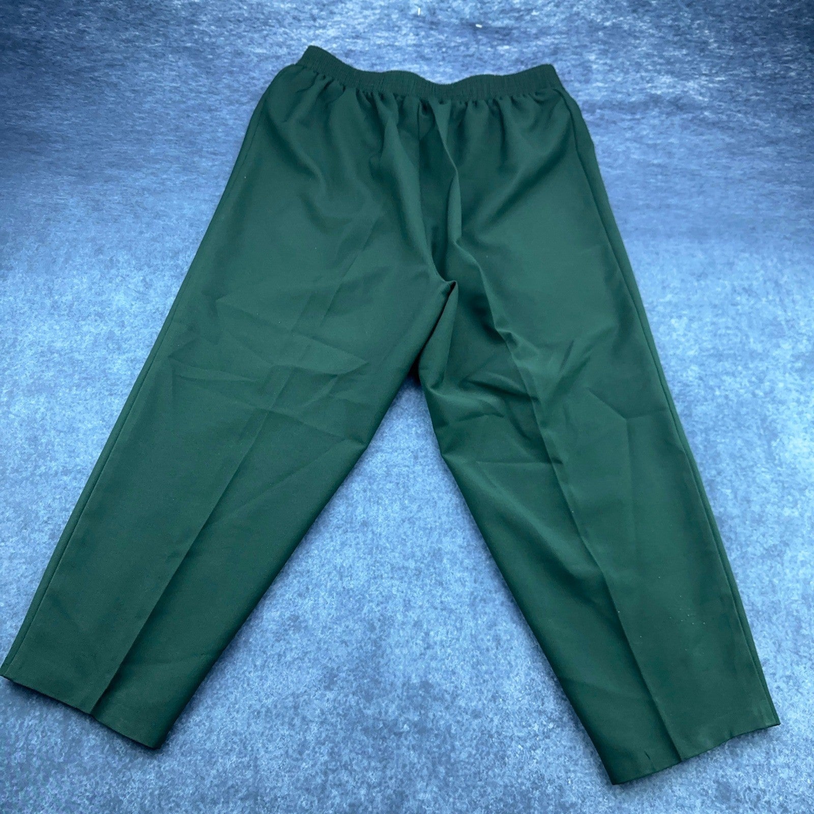Just For Women Dark Green Elastic Waist Pull On Pants Straight Leg 18WP USA Made by Just For Women