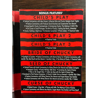 Chucky The Complete Collection 6 Movie DVD Set Childs Play Bride Seed Curse by Buysaavy