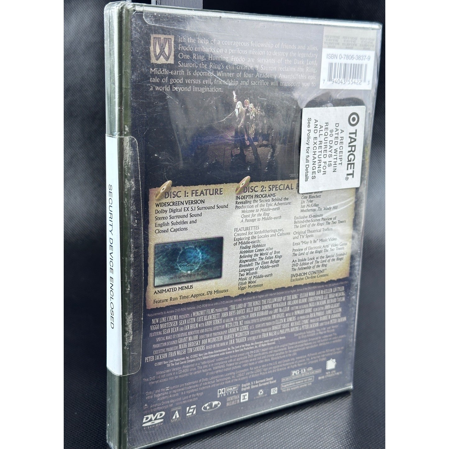 The Lord of the Rings: The Fellowship of the Ring DVD Widescreen Movie by Buysaavy