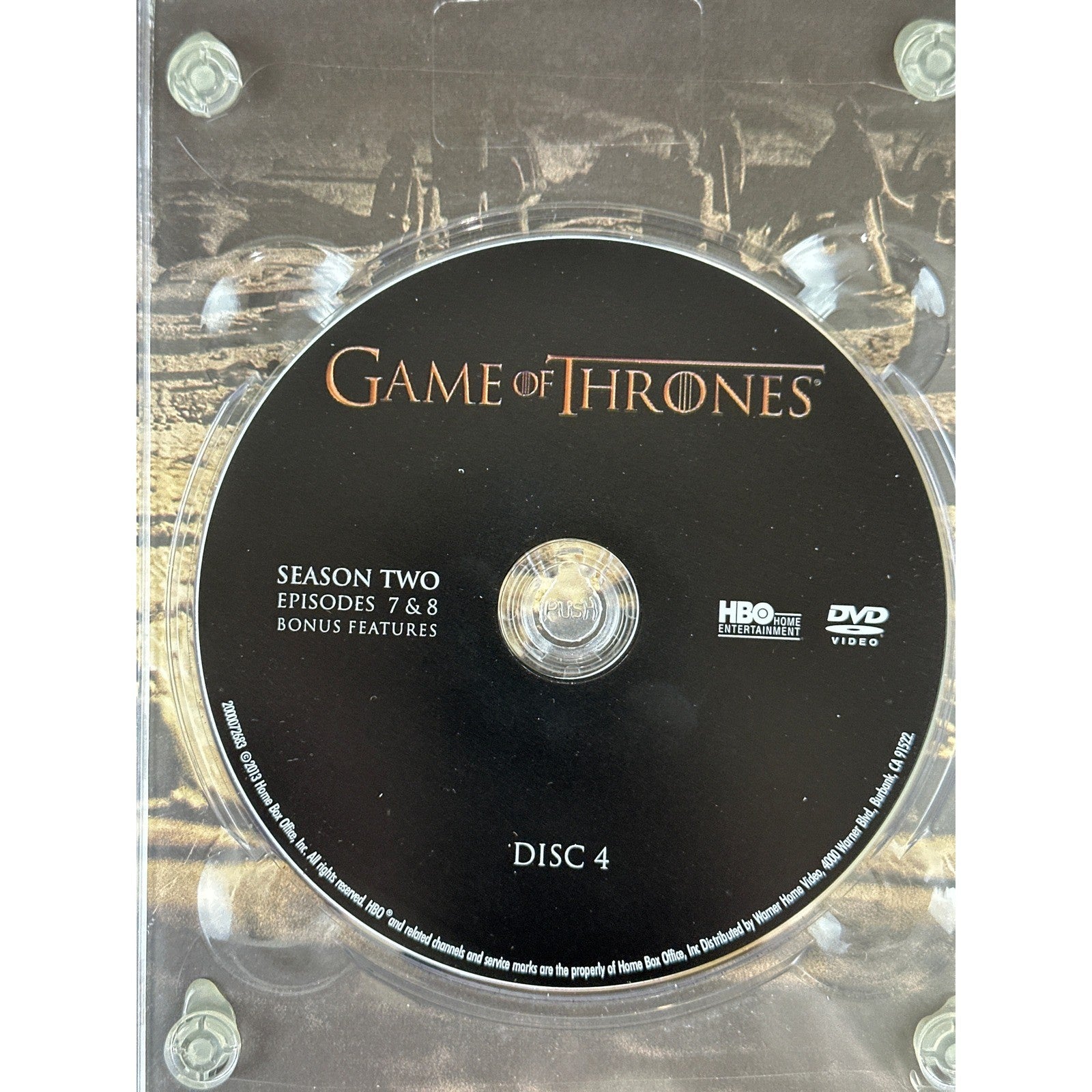HBO Game of Thrones The Complete Second Season DVD 5-Disc Box Set 2013 Release by Buysaavy