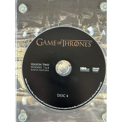 HBO Game of Thrones The Complete Second Season DVD 5-Disc Box Set 2013 Release by Buysaavy
