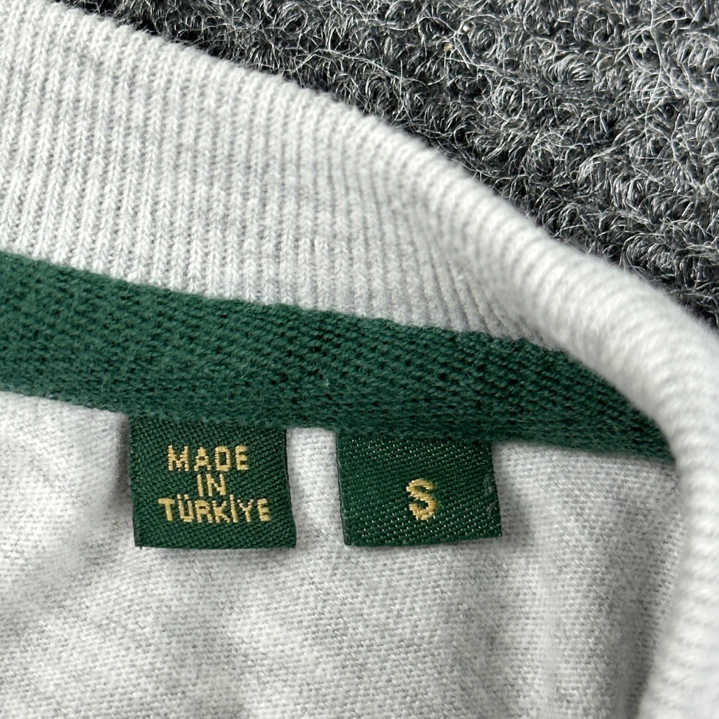 Superdry Mens Graphic T-Shirt Grey Green Stripe Logo Crew Neck Small by Superdry