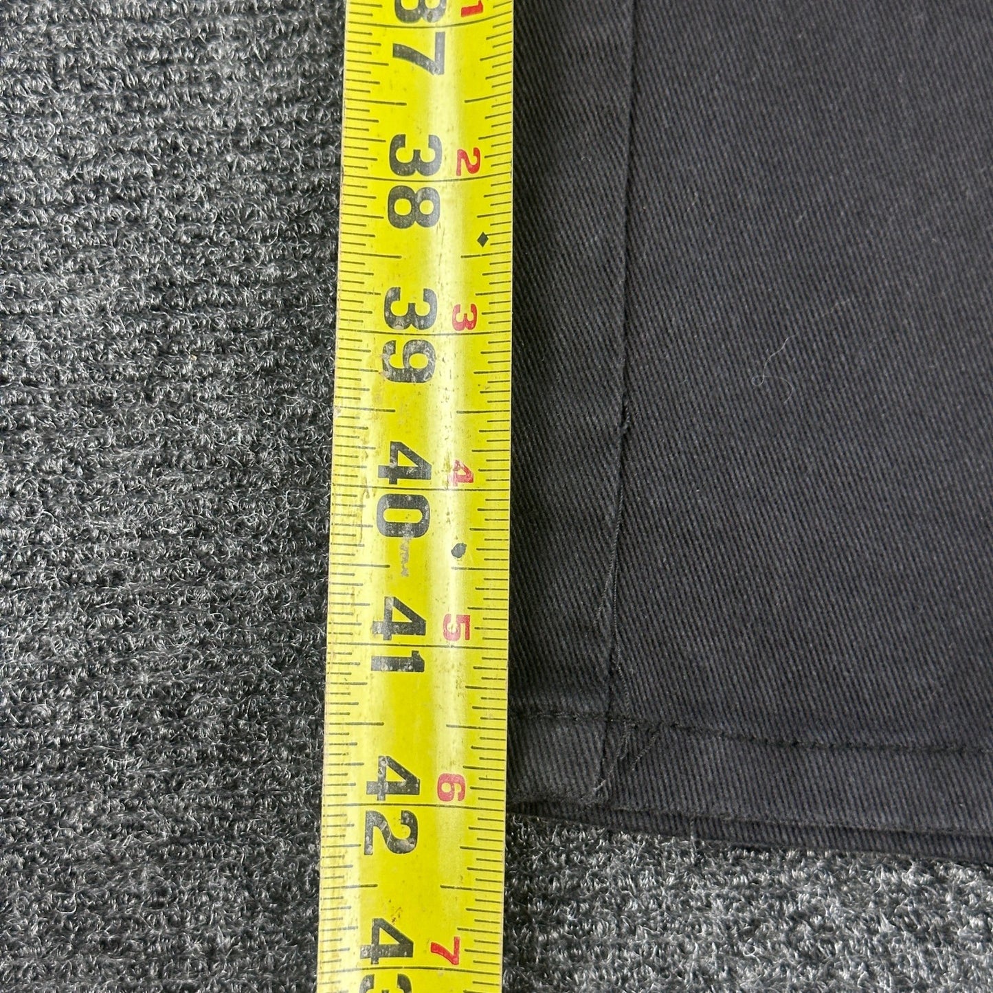 Waimea Mens Skinny Fit Jeans Black Faded Knee Zipper Denim Pants Size 36 by Waimea