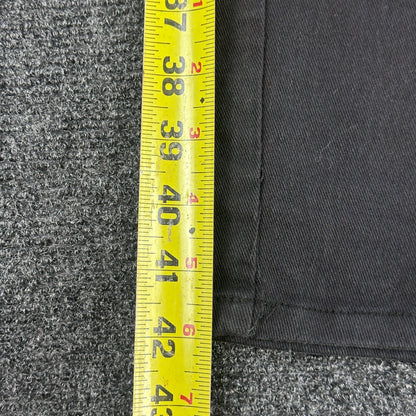 Waimea Mens Skinny Fit Jeans Black Faded Knee Zipper Denim Pants Size 36 by Waimea