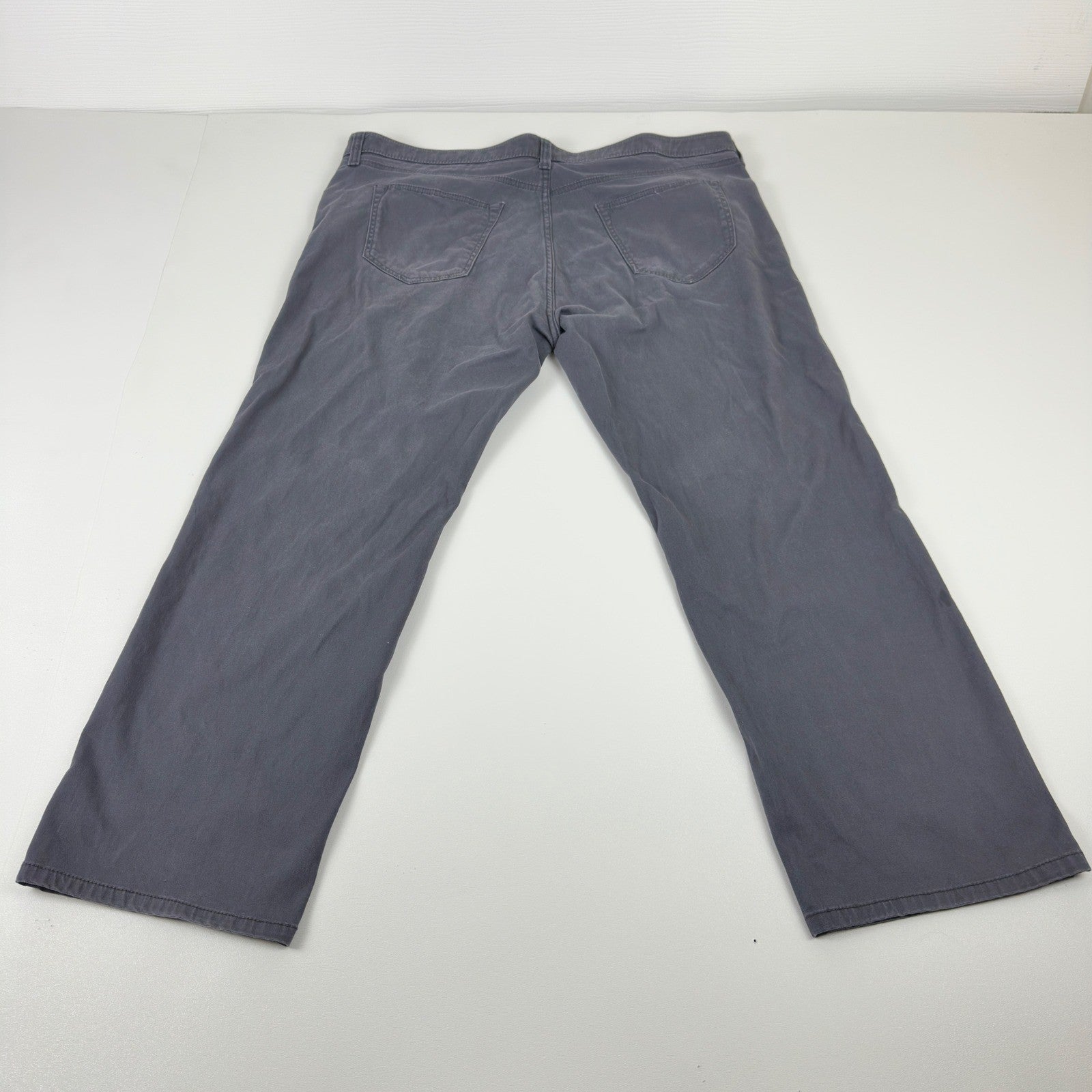Weatherproof Vintage Mens Straight Fit Pants Gray 40x30 Cotton Stretch Chino by Weatherproof Vintage