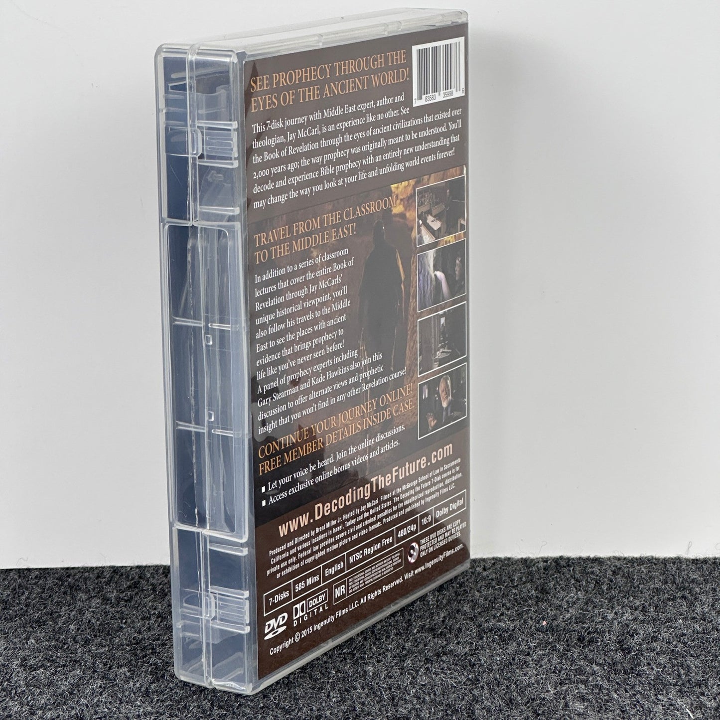 Decoding the Future Book of Revelation 7-Disk DVD Course Jay McCarl Booklet by Buysaavy