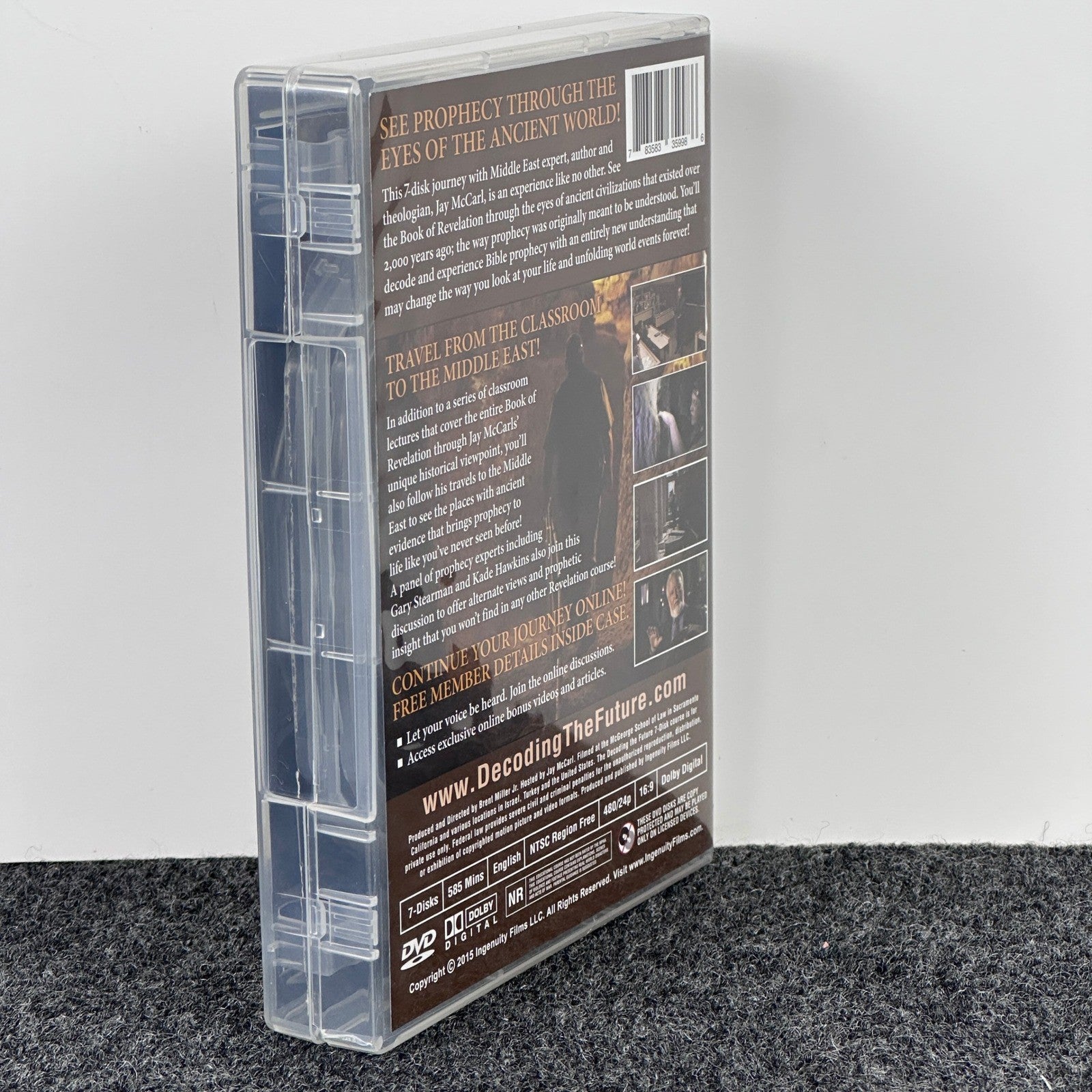 Decoding the Future Book of Revelation 7-Disk DVD Course Jay McCarl Booklet by Buysaavy