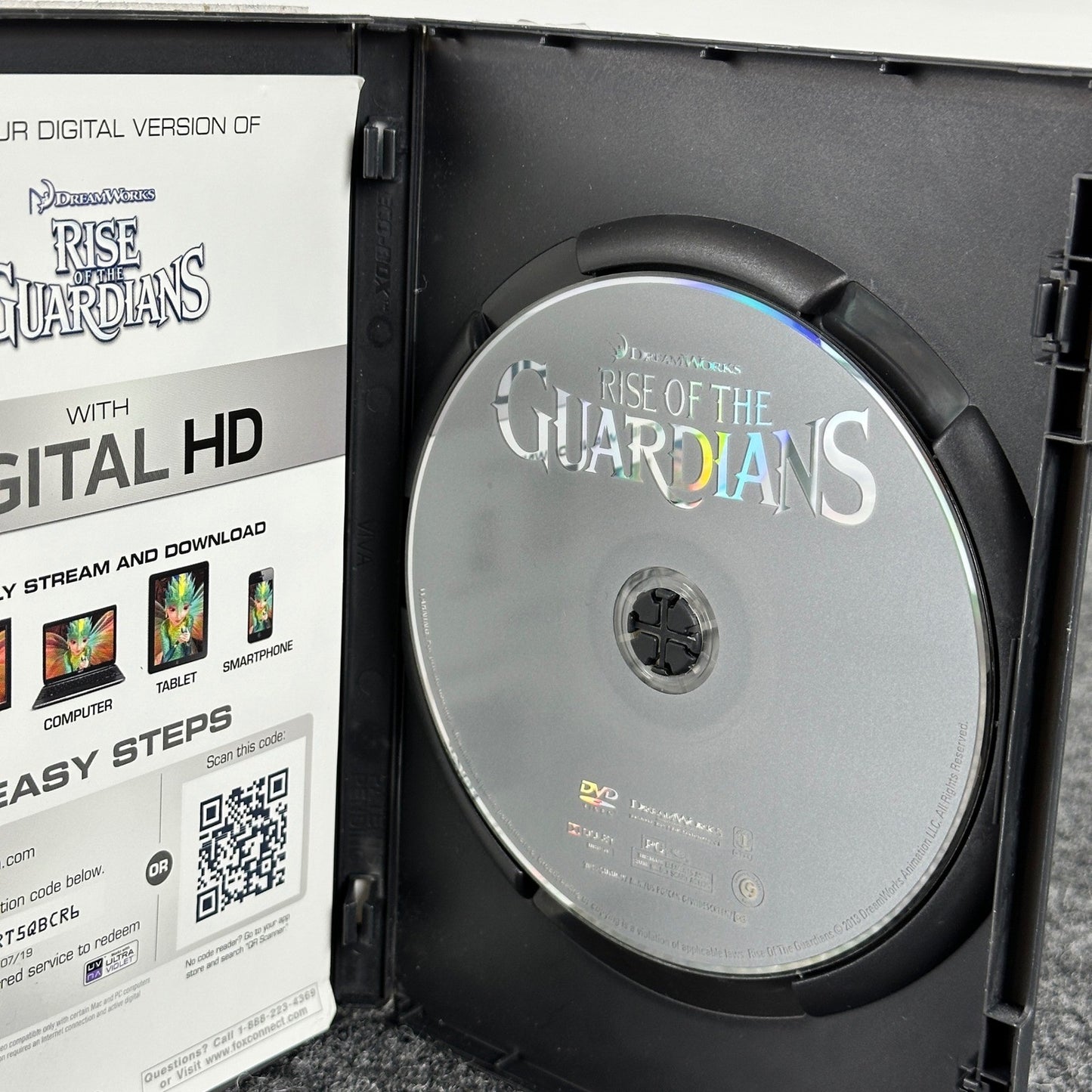 Rise of the Guardians DVD DreamWorks Animation Jack Frost Family Fantasy Movie by Buysaavy