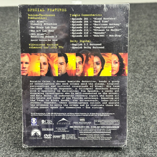 CSI Miami The Complete Second Season DVD Box Set New Sealed 097368862043 by Buysaavy