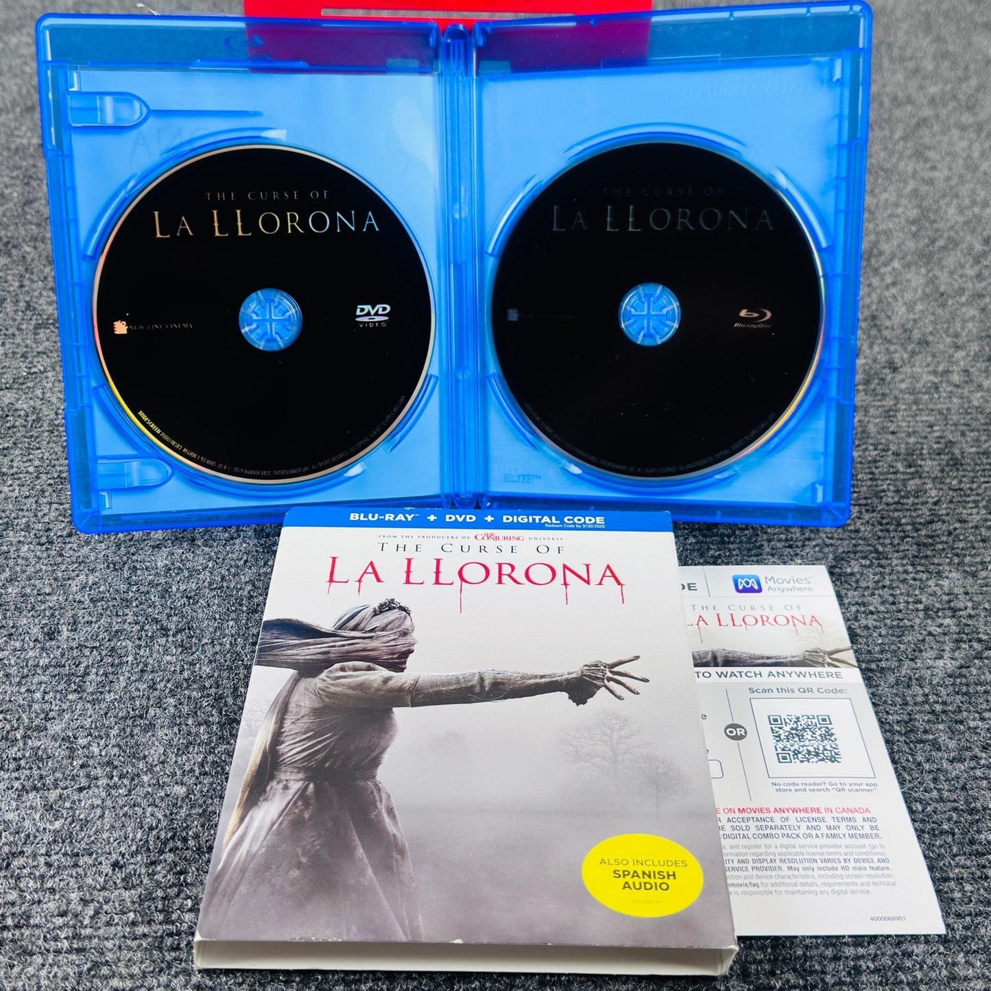 The Curse of La Llorona Blu-ray DVD Digital Code Conjuring Universe Horror Movie by Buysaavy