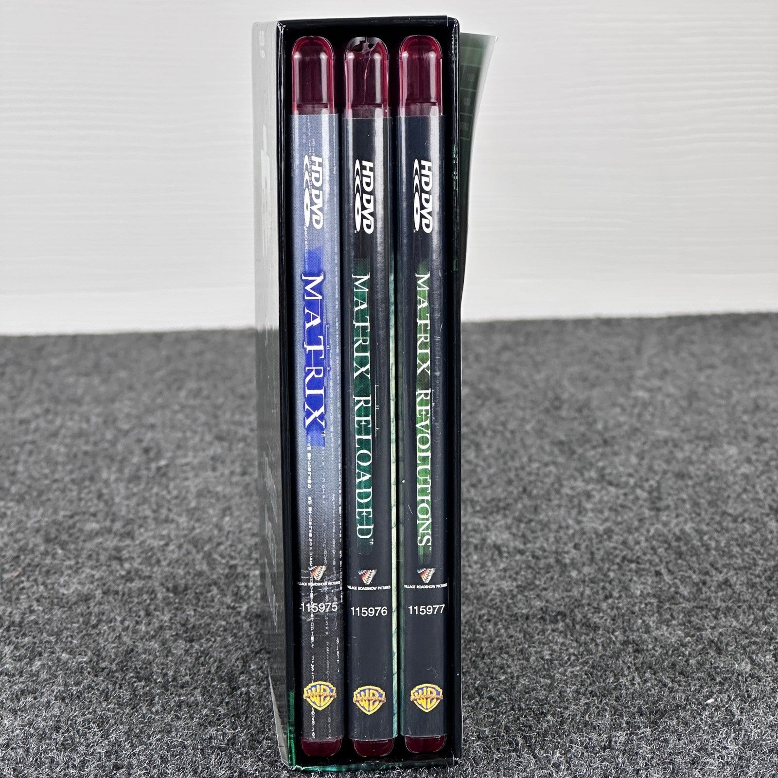 The Complete Matrix Trilogy HD DVD Box Set 3-Disc 1080p Warner Bros 2007 Rare by Buysaavy
