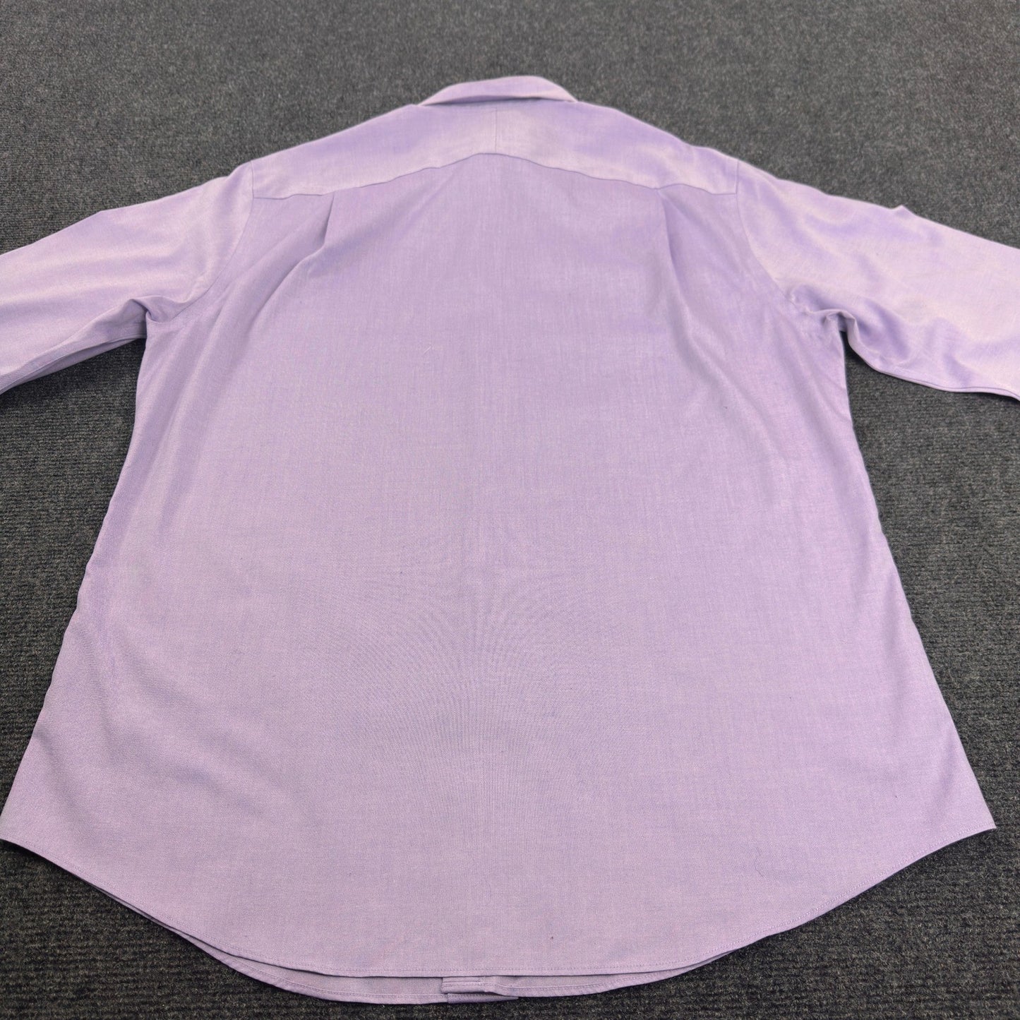 Jos A Bank Travelers Mens Tailored Fit Dress Shirt Lavender 23x33 by Jos. A. Bank