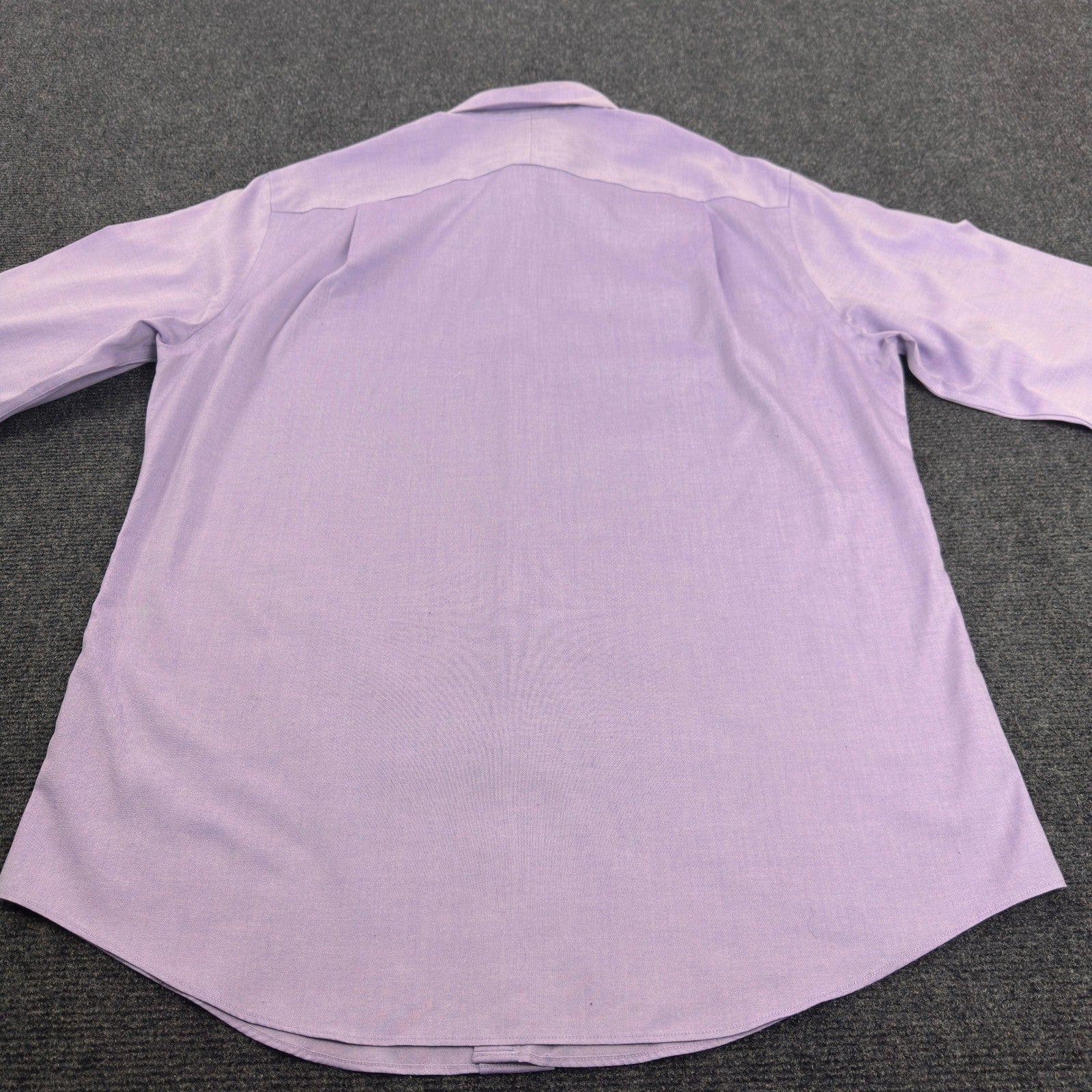 Jos A Bank Travelers Mens Tailored Fit Dress Shirt Lavender 23x33 by Jos. A. Bank