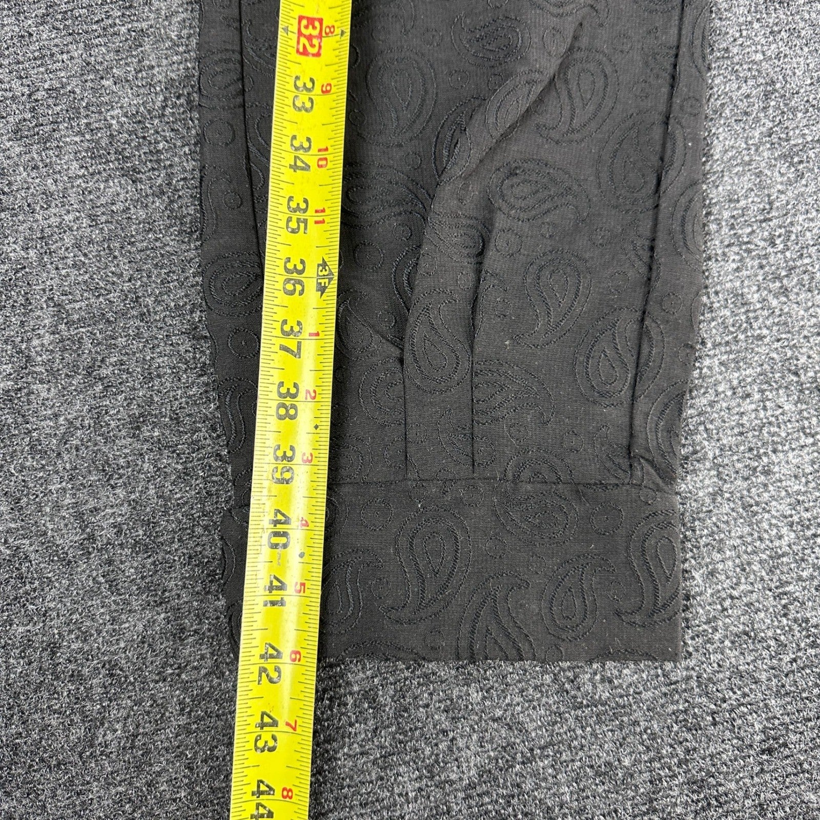 GVAPI Black Paisley Textured Cargo Pants Limited Edition 34 Aaron Wilhelm Mens by GVAPI