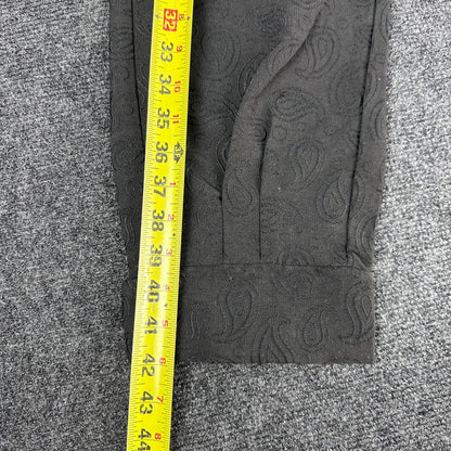 GVAPI Black Paisley Textured Cargo Pants Limited Edition 34 Aaron Wilhelm Mens by GVAPI