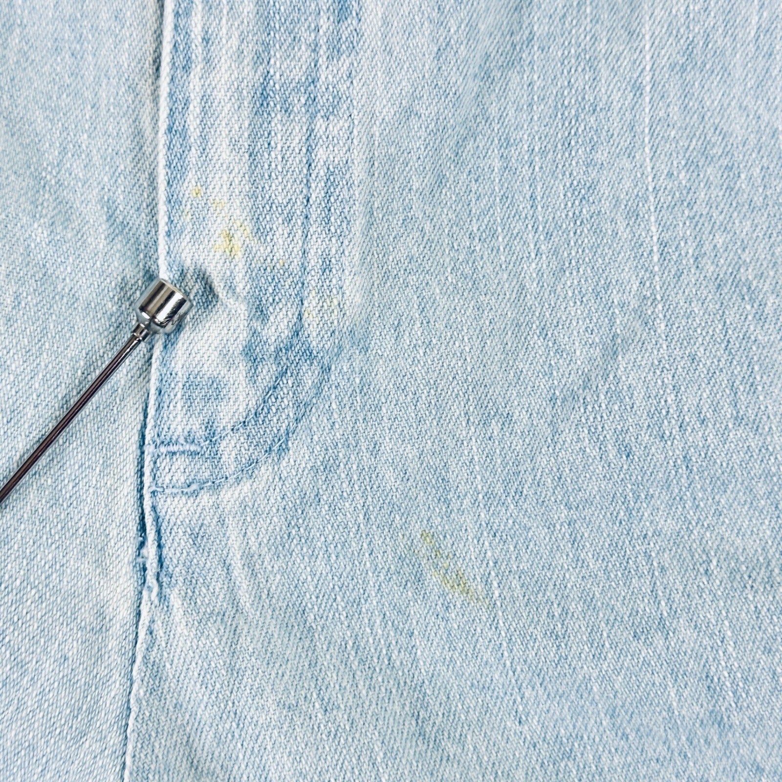 Liz Claiborne Lizwear Light Wash Denim Bermuda Shorts 18W Light Blue Cotton by Liz Claiborne