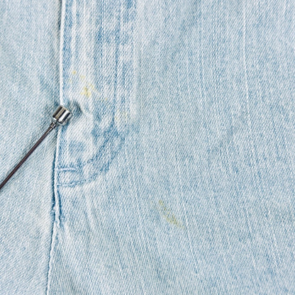 Liz Claiborne Lizwear Light Wash Denim Bermuda Shorts 18W Light Blue Cotton by Liz Claiborne