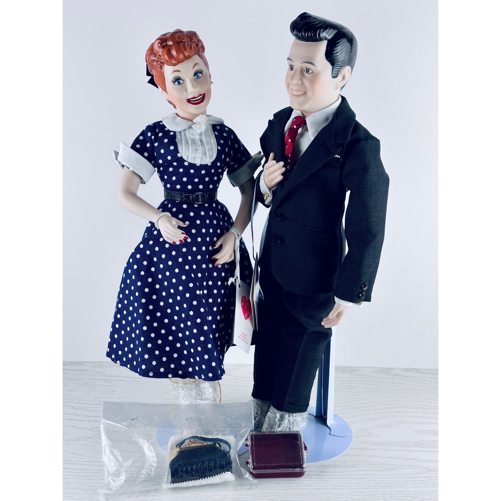 Hamilton Collection I Love Lucy Ricky Porcelain Doll Lucille Ball CBS by The Hamilton Collection