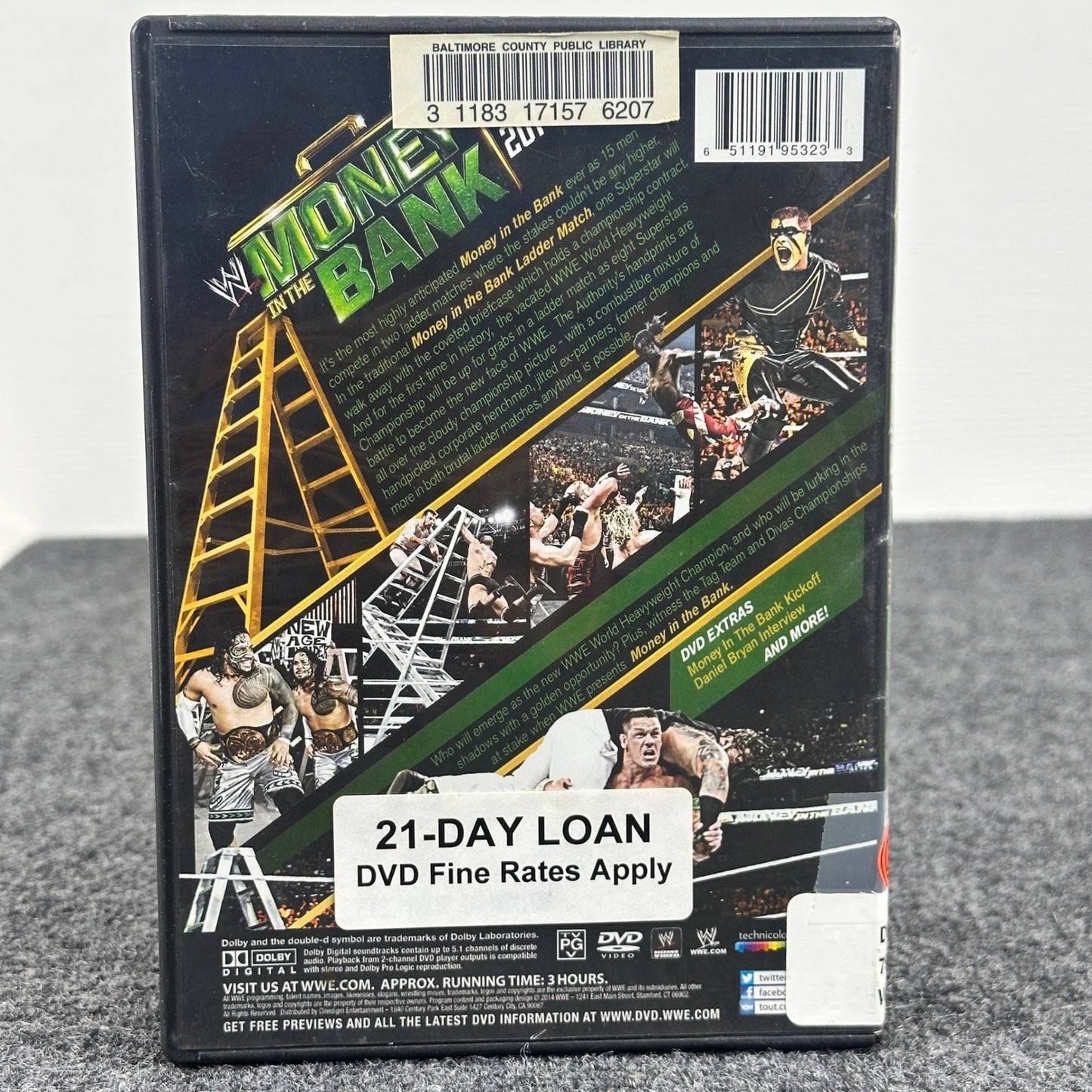 WWE Money in the Bank 2014 DVD John Cena Roman Reigns Seth Rollins Wrestling by Buysaavy