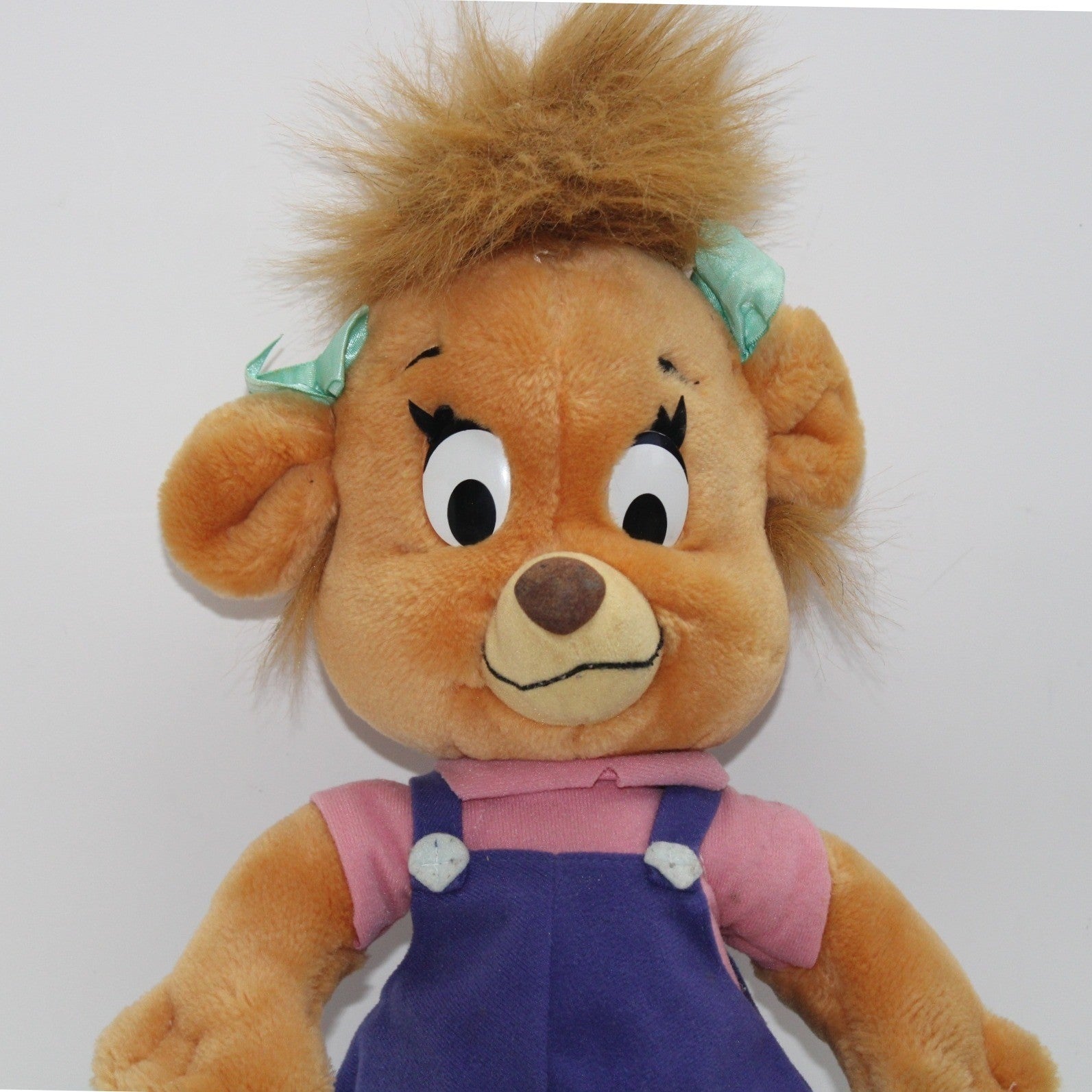 18 Inch Rare Molly Cunningham Disney Plush Toy TaleSpin Character With Pink Shirt And Purple Overalls by Disney
