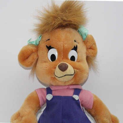 18 Inch Rare Molly Cunningham Disney Plush Toy TaleSpin Character With Pink Shirt And Purple Overalls by Disney
