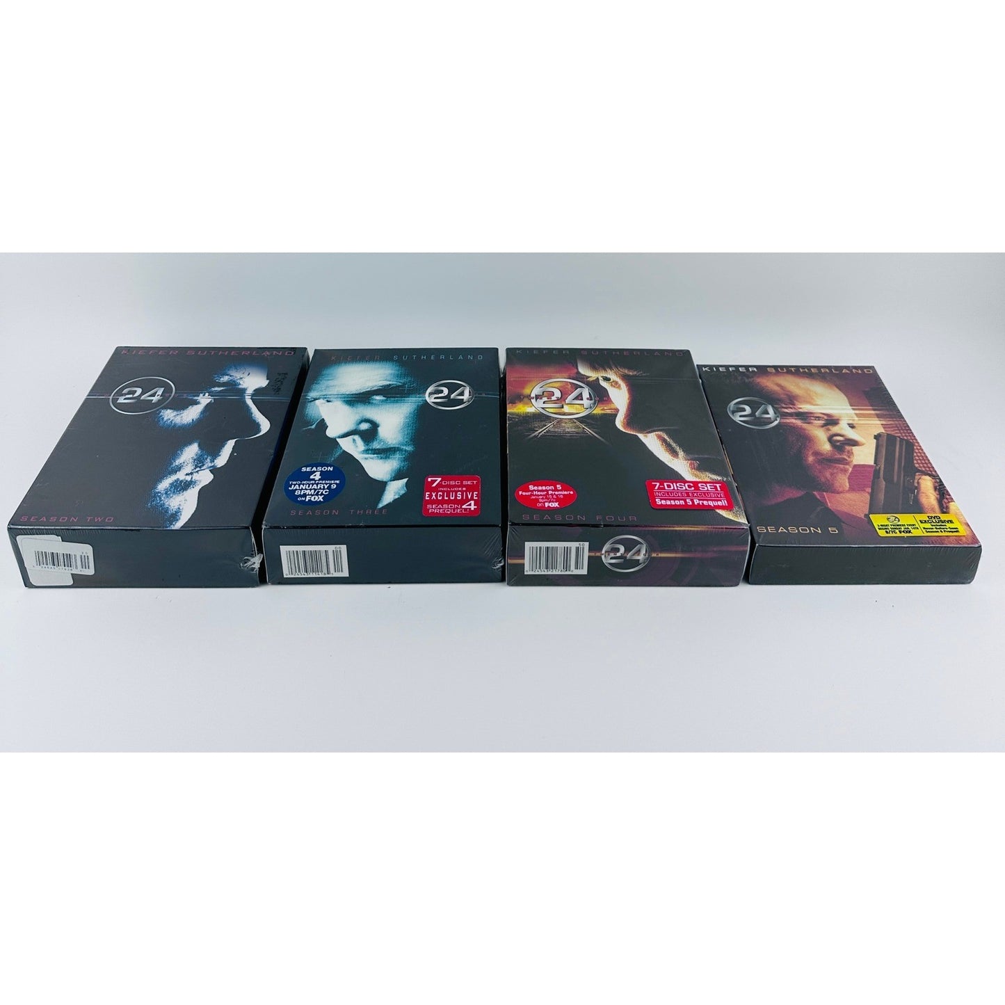 24 Seasons 2-5 DVD Box Set Kiefer Sutherland Action Thriller TV Series by Buysaavy