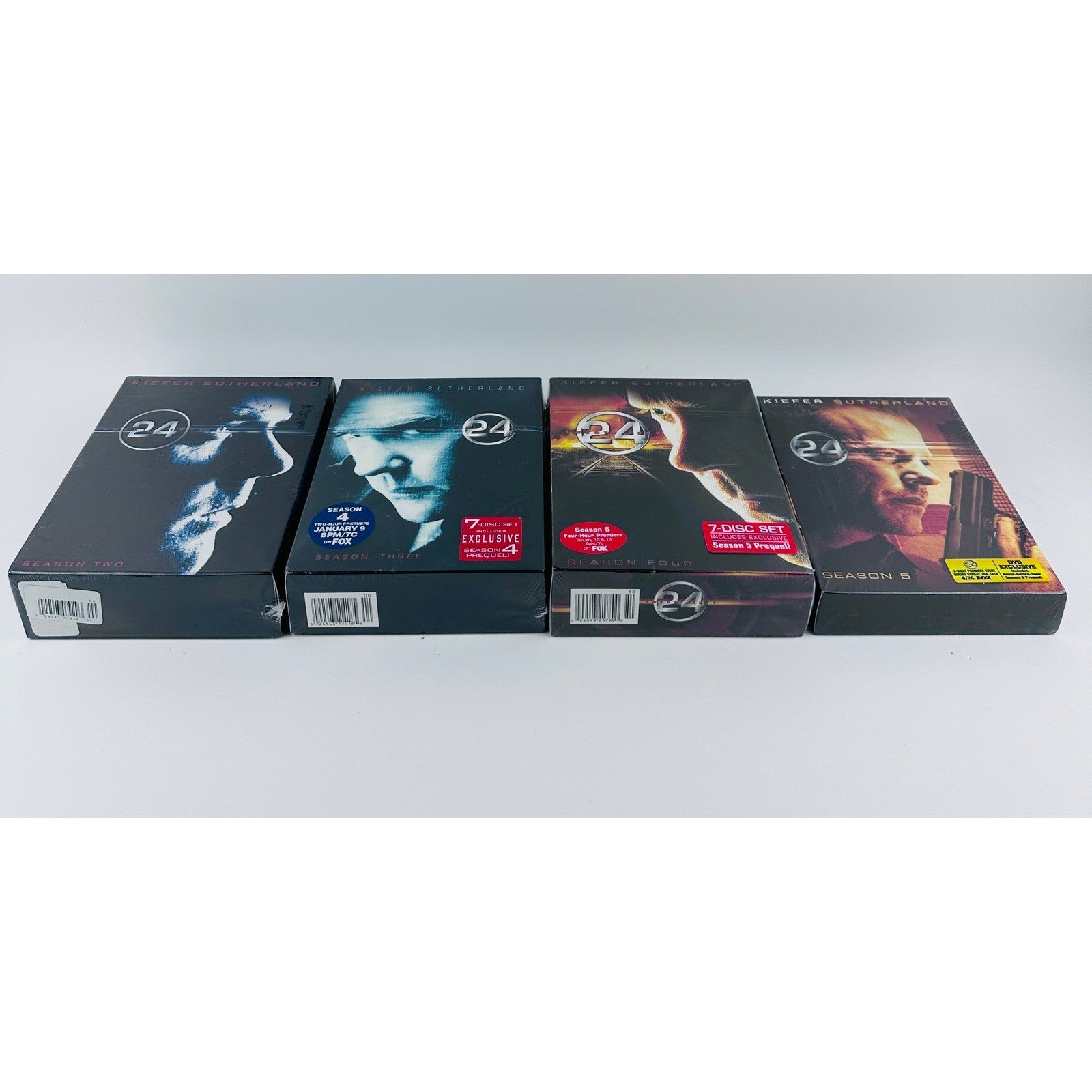 24 Seasons 2-5 DVD Box Set Kiefer Sutherland Action Thriller TV Series by Buysaavy