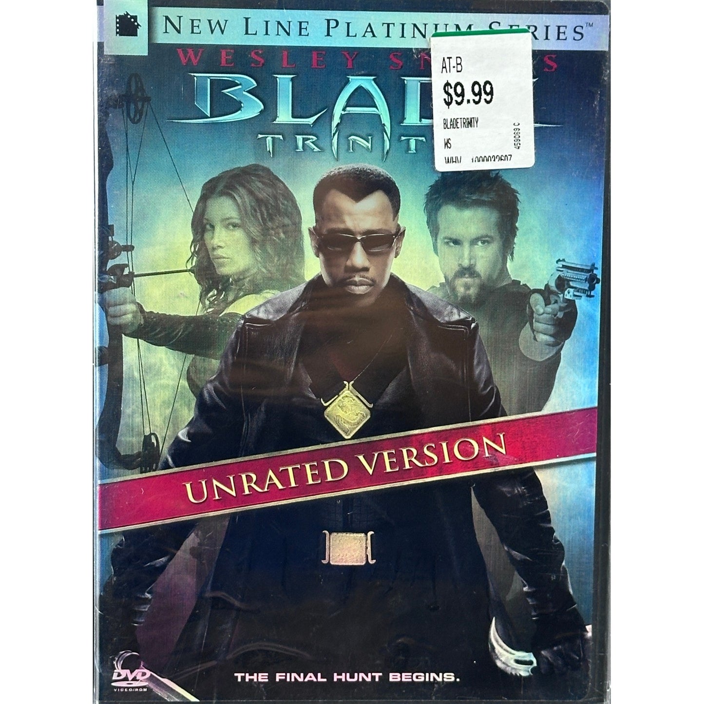 Blade Trinity DVD Platinum Series Unrated - Wesley Snipes, Ryan Reynolds by Buysaavy