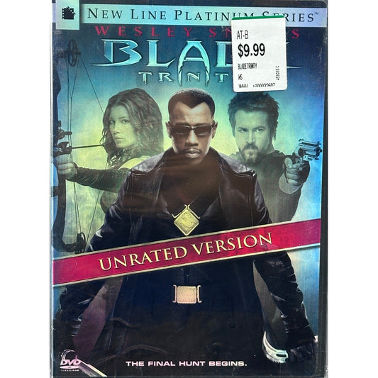 Blade Trinity DVD Platinum Series Unrated - Wesley Snipes, Ryan Reynolds by Buysaavy