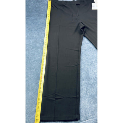 Sag Harbor Missy Modern Luxuries Black Stretch Dress Pants Size 18 H63112 NWT by Sag Harbor